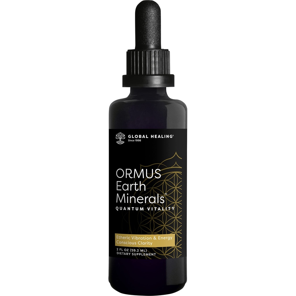 Global Healing Center ORMUS Earth Minerals - Liquid Gold, Platinum, Iridium Blend for Lucid Dreaming, Quantum Vitality and Mindful Meditatie - More Bio available Than Monoatomic Gold - 2 Fl Oz