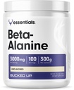 Bucked Up Beta Alanine 300mg Poeder, Non-GMO, Glutenvrij, Unflavored (100 Servers)