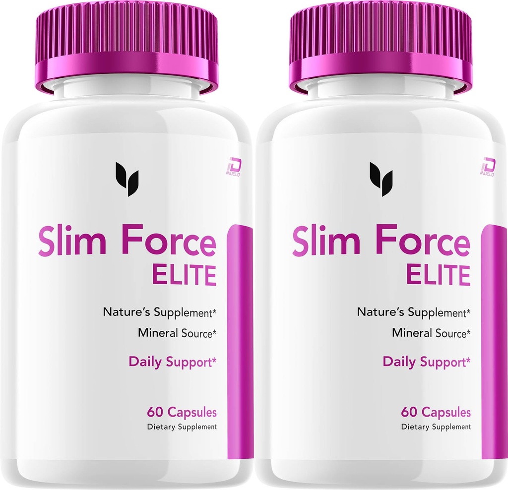 Slim Force Capsules – SlimForce Pills Advanced Formula Natural Ingredients Dietary Supplement - 2 Pack - 120 Capsules