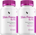 Slim Force Capsules – SlimForce Pills Advanced Formula Natural Ingredients Dietary Supplement - 2 Pack - 120 Capsules