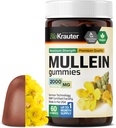 BIO KRAUTER Mullein Gummies for Longs 2000 mg - 60 Kauwen - Long Detox Supplement - Mullein Leaf Gummies - Vegan, Gelatine-Free