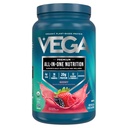 Vega All in One Nutrition Organic - 20g Plant-Based Pea Protein, Berry, 20 Servings, Vitamines A & C, Probiotica, Groenen, Vegan, Keto, Glutenvrij, 24.3oz (Verpakking mei Vary)