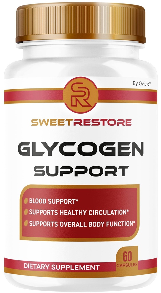 Sweet Restore Glycogen Support - Official Sweet Restore Capsules Advanced Formula with All Natural Ingredients, SweetRestore Glyco Pills for Wellness & Health, 60 Capsules for 1 Month