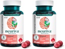 NEURIVA Original Brain Supplement for Memory, Focus & Concentration, Learning & Accuracy with Clinically Tested Nootropics Phosphatidylserine and Neurofactor,Strawberry Flavor, 50 Gummies (Pack of 2)