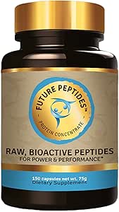 Future PeptidesTM Pure Protein: Beste Proteïne Capsules, Aminozuren Raw Food for Pre Workout and Post Workout Supplements. Neemt de plaats van Wei Proteïne Poeder. Perfect voor Crossfit Training.