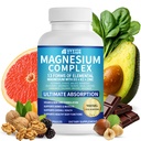 VYXION Magnesium Glycinate Complex 900mg Elemental Magnesium with Vitamin D3, K2, Zinc & B Vitamins | Supports Sleep, Muscle Relaxation & Nervous System Health Vegan, Non-GMO, 90 Capsules