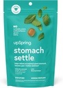 UpSpring Maag settel druppels voor af en toe Misselijkheid Relief/Upset Maag met gember, citroen, spearmint, en B6. Mint Flavor Drops, 28 Ct(Verpakking mei Vary)