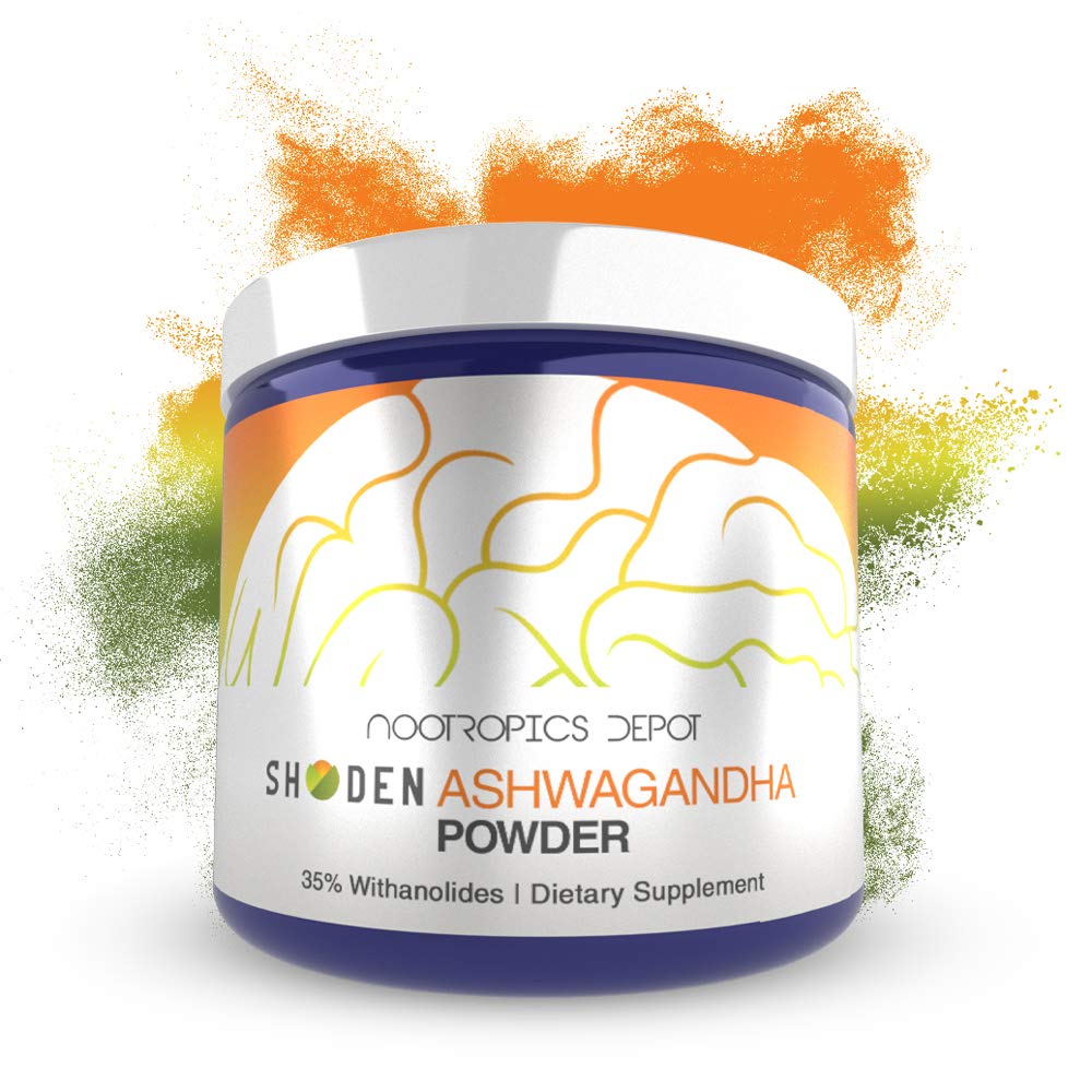 Nootropics Depot Shoden Ashwagandha Extract Powder | 15 Grams | 35% Withanolides