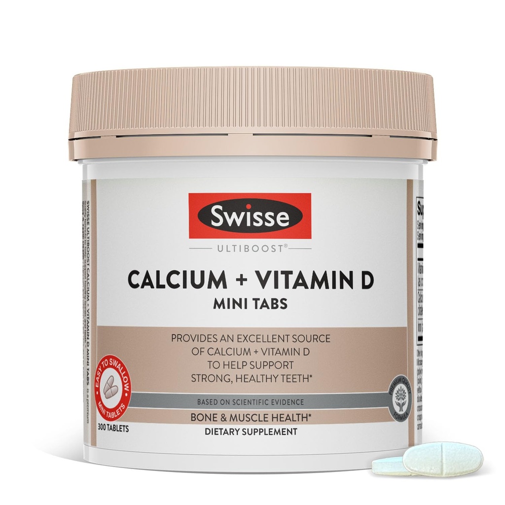 Swisse Calcium met vitamine D3 en Citrate 830mg 