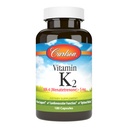 Carlson - Vitamine K2, MK-4 (Menatetrenon), Vitamine K-supplement, Bone & Heart Health, K2 Vitamine, Sojavrij, Vitamine K-2, K2 Vitaminen, 180 Capsules