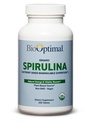 BioOptimale Organische Spirulina Tabletten - Biologische, Niet-GMO, Geen Additieven of Fillers - 500mg Premium Kwaliteit Dieetsupplement met Vitaminen, Mineralen, & Antioxidanten (240 Tabletten)