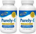 NOORD-AMERICAN HERB & SPICE Purely-E - 60 Capsules, Verpakking van 2 - Ondersteunt gezond haar, huid en nagels - van zonnebloemolie, pompoenzaad en Afrikaanse rode palmolie - Niet-GMO - 120 Totaal
