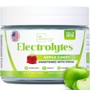 Zero Sugar - Apple Candy Electrolytes Powder - Refreshing Hydration - Cafeïnevrije energie met alle natuurlijke ingrediënten - Vegan, Keto en Paleo - Suikervrije Elektrolyten Drinkmix - met 30 porties