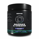 Driven B&G Berrys & Greens Superfood Powder, 30 Servings - Organic Plant Based Formula with Probiotics & Digestive Enzymes -Supports Recovery, Healthy Digestion, and Immune Function