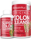 Health Plus Super Colon Cleanse (240 capsules) et Colon Cleanse (12 Ounces/48 portions)