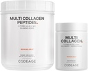 Codeage Multi Collageen Proteïne Capsules & Multi Collageen Proteïne Powder Bundle 