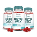 Justified Laboratories Keto Genesis Keto ACV Gummies (1000 mg) - 60 Count, Pack of 3 - Made with the Mother & Vitamin B12 - Non-GMO, Vegan, Gluten Free - 90 Servings