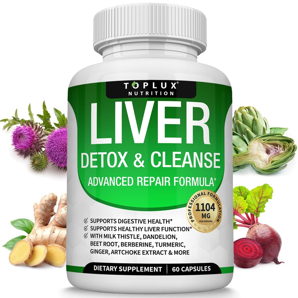 Liver Cleanse Detox & Repair Formula Liver Detox Supplement 