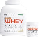 RIVAL NUTRITION Whey Protein & Creatine Bundle | Clean Rival Whey True Vanilla 71 Servings + Micronized Creatine Monohydrate 60 Servings | 25g Protein & 5g Creatine | Recovery & Performance