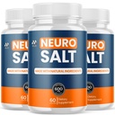 (3 Pack) Neuro Salt Capsules, NeuroSalt Pills with All Natural Ingredients, Advanced Neuro Salt Capsules Overall Health and Wellness Supplement Formula with Max Strength Multivitamin (180 Capsules)