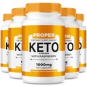 (5 Pack) Proper Keto ACV Capsules, All-Natural Keto Dietary Supplement for Weight Loss, Proper Keto 800MG Pills, Advanced Formula Supplement to Support Your Active Lifestyle, Reviews (300 Capsules)