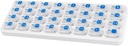 Maandelijkse pil Organisator, Large Travel pil Box 31 Dag, Dagelijkse pil geval, Pillenhouder Container voor Vitamine, Geneeskunde, Supplement, Visolie, Helder
