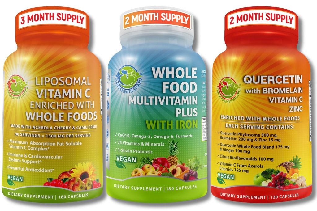 CONSUMPTIES STUDIO Vegan Immune, Energy & Whole Body Support Bundle 