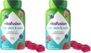 Vitafusion Prachtige haren, huid & Nails Multivitamine Plus Biotine en Antioxidant Vitaminen C&E, Raspberry Flavor, 135ct (45 dagen aanbod), uit Amerika