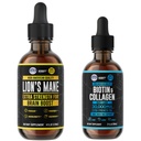 HERBIFY Bundle - Lions Mane Drops & Biotin and Collageen - Hersenen, Haar, Huid & Nails Ondersteuning