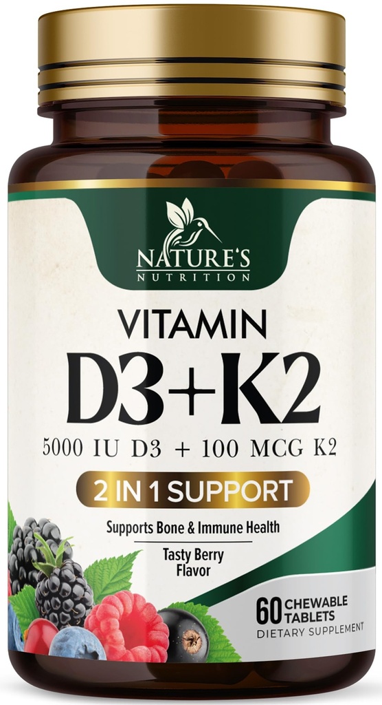 Vitamine D3 K2 Supplement 