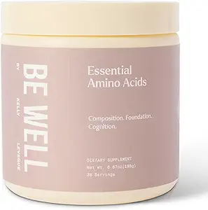 Well by Kelly Essential Amino Acids Unflavored Powder Supplement Plant-Based (6.87oz) BCAA 9 EAA's