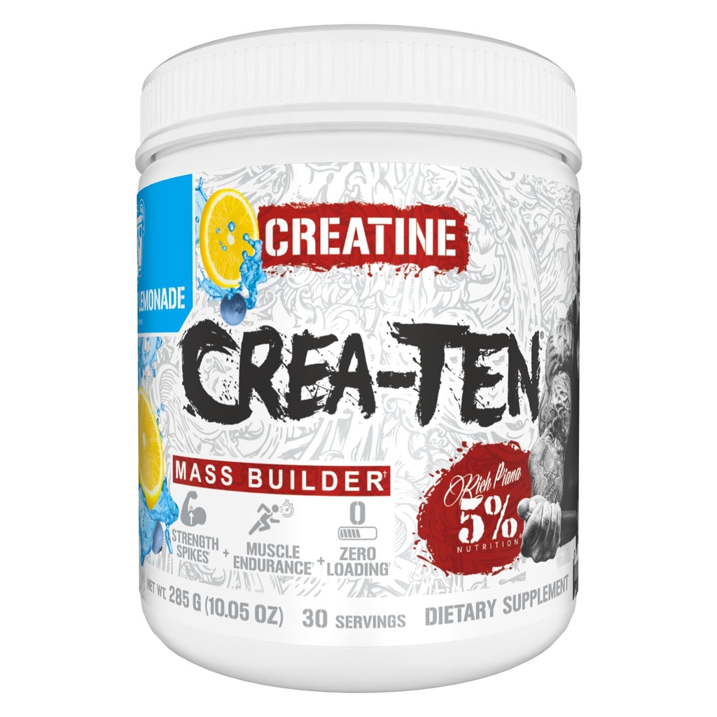 5% Voeding Createn Creatine Complex + Acceleratoren Flavored Creatine Powder for Muscle Gain 