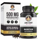 Ancient Bliss Magnesium Glycinate for Muscles & Nerves, Digestief & Immune Support Supplement, Magnesium Supplement for Women & Men (60 Capsules)