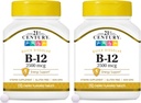 21e eeuw B 12 2500 mcg Sublingual Tablets, 110 Telling (pakket 2)