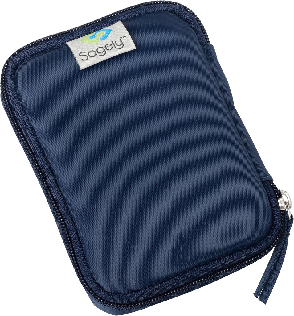 Sagely Navy Weekend Reizen Portable Medicine Pouch pil Bag voor 3 Sagely Smart XL Weekly Pillen Organizer Pods