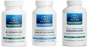 Equility - Actived B Complex (60 ct), Full Spectrum Magnesium (180 ct.), Daily Aactived Multi-Vitamin (30 servings)