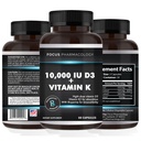 Vitamine K2 met D3 Extra sterkte Supplement Bone 