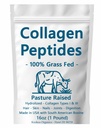 Collagen Peptide Powder - Made in USA - 1 LB (16oz) - Hydrolyzed - Grass Fed - Unflavored - Non GMO