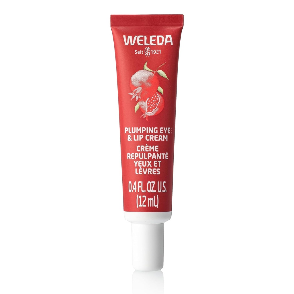 Weleda Plumping Eye & Lip Cream met Peptiden van Maca Root en Granaatappel