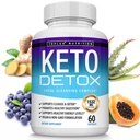 Toplux Keto Détox Pills Advanced Cleansing Extract – 1532 Mg naturel Acai Colon Cleanser Formule, Flush Toxins & Excess Waste, pour hommes femmes, 60 capsules, supplément