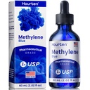 Methylene Blue Drops 1% USP Grade: Pharmaceutical Grade Blue Methylene Liquid Formula –Amber Glass Dropper Bottle – Lab-Tested, Formaldehyde-Free, Made in USA (2.02 Fl Oz (Pack of 1))