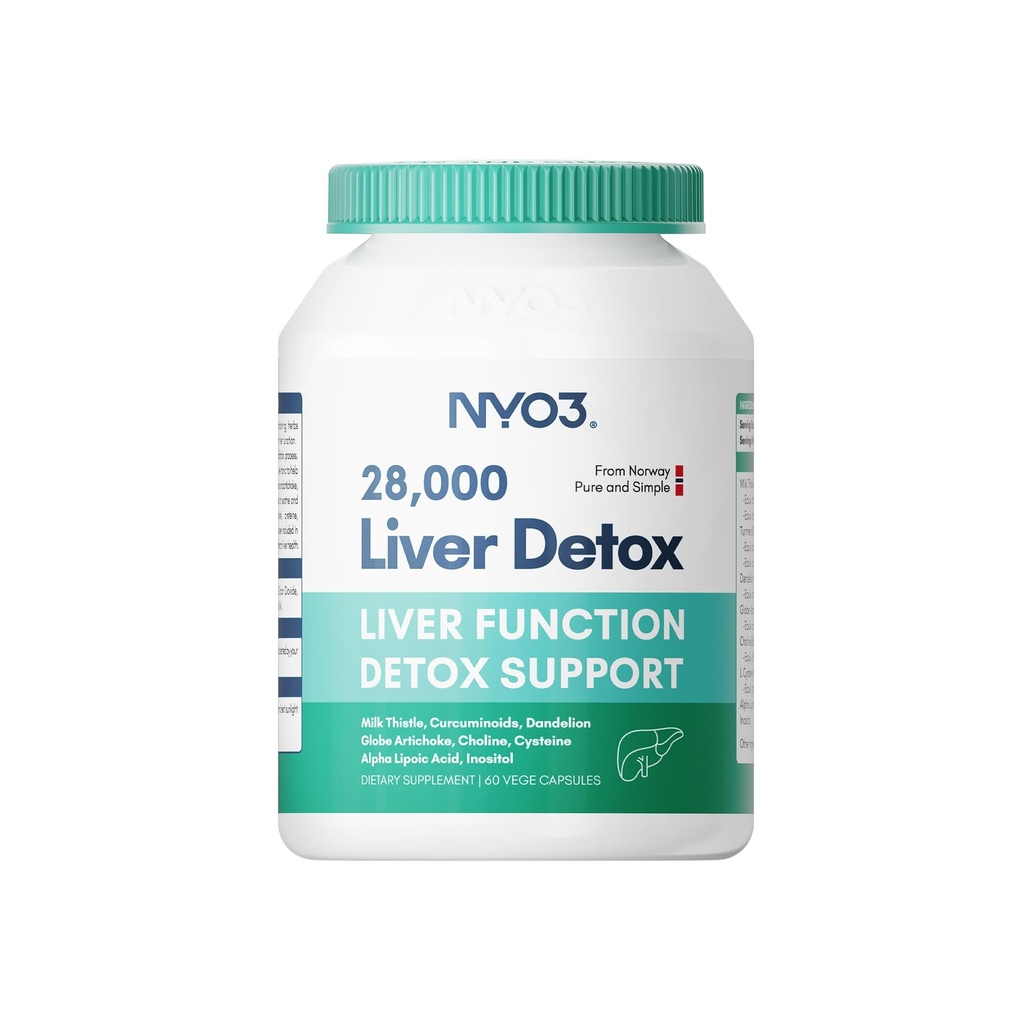 NYO3 melk distel 200mg lever detox Supplement met paardenbloem wortel & Artichoke Extract 