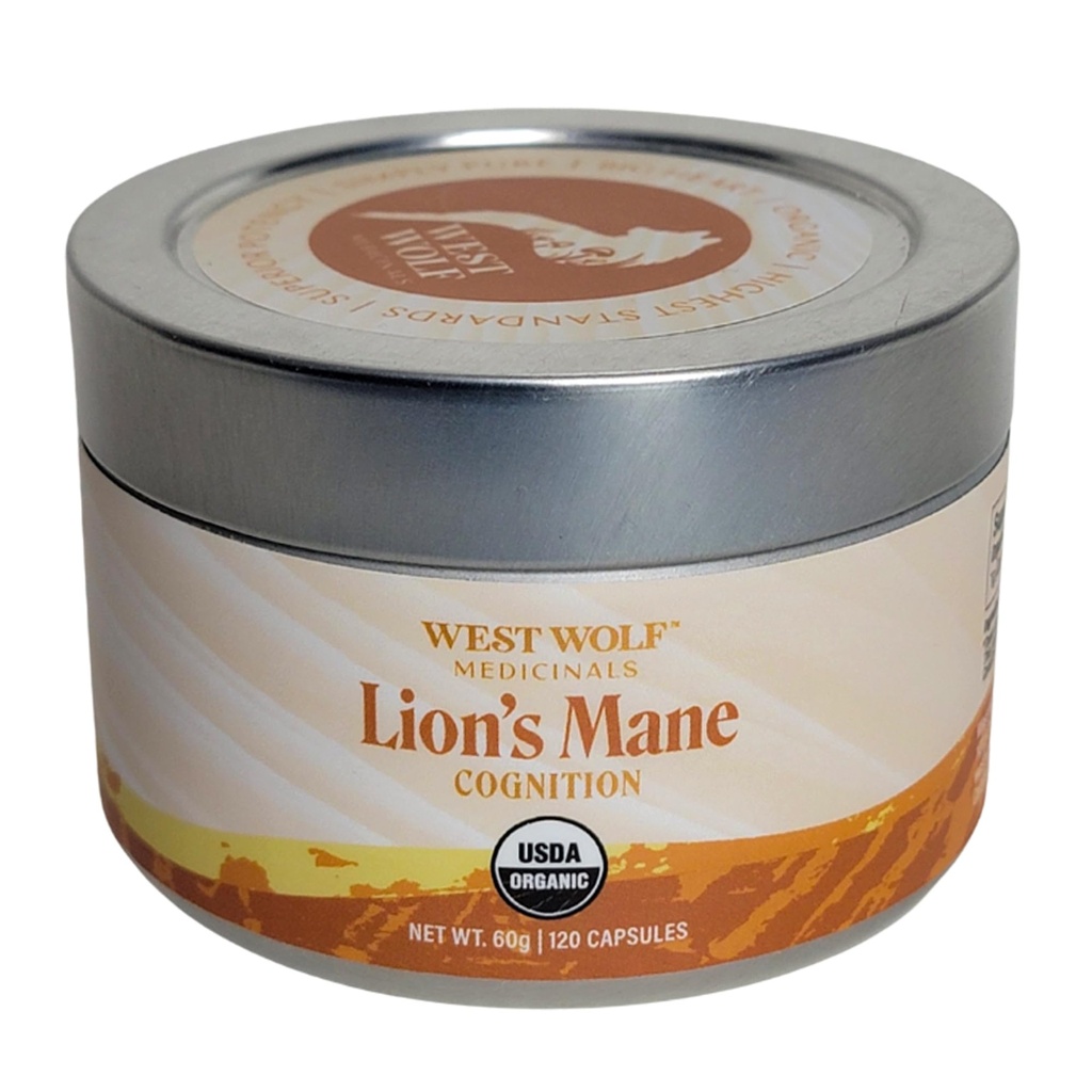 Lions Mane Mushroom Extract Capsules – High Potency 30% Beta-Glucans | Lion’s Mane Mushroom Formula for Focus & Clarity | Organic, Vegan, Non-GMO | 120 Lion’s Mane Capsules / 4 month supply