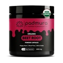 Organic Beet Root Powder Capsules 1800mg - Healthy Blood Pressure & Happy Heart | USDA Organic Certified | Non GMO | Gluten Free | Vegan - 120 Veg Capsules