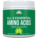 Alle 9 essentiële aminozuren Poeder met 26 klinische studies. EAAs 32X Effectief vs BCAA / BCAAS Branched Chain Aminos. Pre of Post Workout EAA Supplement voor energie en spiergroei. Lemon Lime