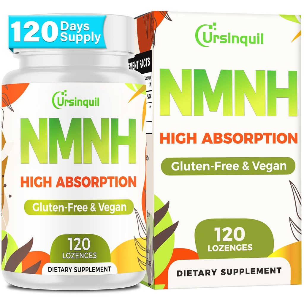Sublingual NMNH 500mg (dihydronicotinamide mononucléotide) (120 portions, NMNH 500mg par portion) Supplément NAD pour augmenter les niveaux NAD à mesure que nous vieillissons, pour l'anti-âge, l'énergie, l'immunité, Focus - 120 Compte