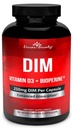 DIM supplement 250 mg met vitamine D3 Plus BioPerine - Diindolylmethaan Menopauze & Estrogeen Ondersteuning, Hormone Balance Ondersteuning voor vrouwen en mannen - 90 Vegetarische Caps