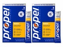 Propel Electrolyte Drink Mix Powder Packets, Mango Flavor, Zero Sugar Hydration Drink, Electrolytes & Essential Vitamins, Water Enhancer, 2 Pack (8 Sticks Each, 16 Total)