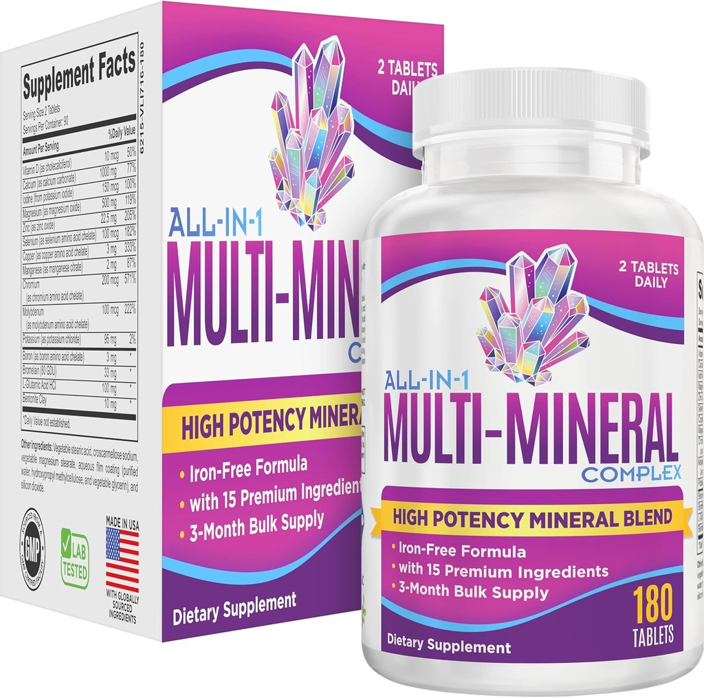 All-in-1 Multiminerale supplement Blend (Iron Free Formula) Multimineralen 