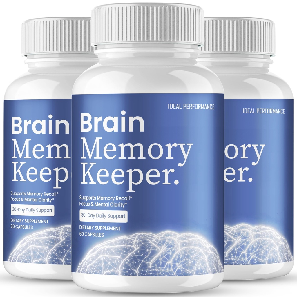 IDEAL PERFORMANCE Brain Memory Keeper Capsules, Brain Memory Keeper Pills Reviews (3 Pack)